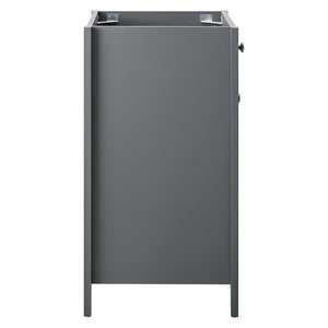 Modway Furniture Nantucket 24" Bathroom Vanity Cabinet - Modern Elegance with Soft-Close Doors and Smart Storage Solutions Gray EEI-3875-GRY