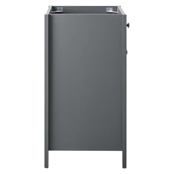 Modway Furniture Nantucket 24" Bathroom Vanity Cabinet - Modern Elegance with Soft-Close Doors and Smart Storage Solutions Gray EEI-3875-GRY