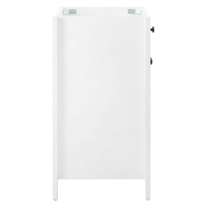 Modway Furniture Nantucket 24" Bathroom Vanity Cabinet - Modern Elegance with Soft-Close Doors and Smart Storage Solutions White EEI-3875-WHI