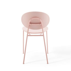 Modway Furniture Palette Mid-Century Dining Side Chair Set of 2 – Pink, Ergonomic, Stackable & Stylish Design EEI-3902-PNK