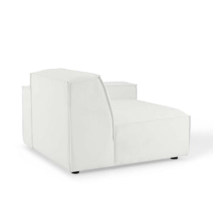 Modway Furniture Restore 2-Piece Sectional Sofa - Modern Upholstered Fabric for Stylish, Comfortable Living Room Design White EEI-4111-WHI