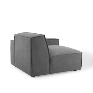 Modway Furniture Restore 3-Piece Modular Sectional Sofa - Modern Upholstered Design for Comfort & Versatile Spaces Charcoal EEI-4112-CHA