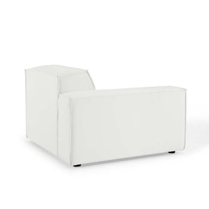 Modway Furniture Restore 4-Piece Modular Sectional Sofa - Modern Minimalist Design for Elegant Living Spaces White EEI-4114-WHI