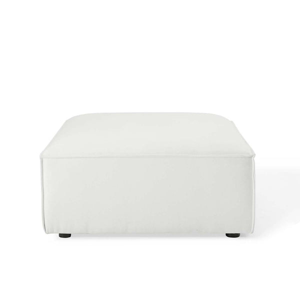 Modway Furniture Restore Modway Six Piece Modular Sectional with Ottoman Polyester Upholstered Lounge Sofa EEI-4118-WHI