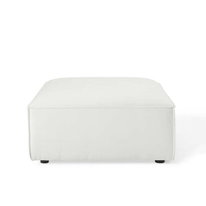 Modway Furniture Restore Modway 7 Piece Modular Sectional Sofa with French Piping in Polyester Fabric EEI-4120-WHI