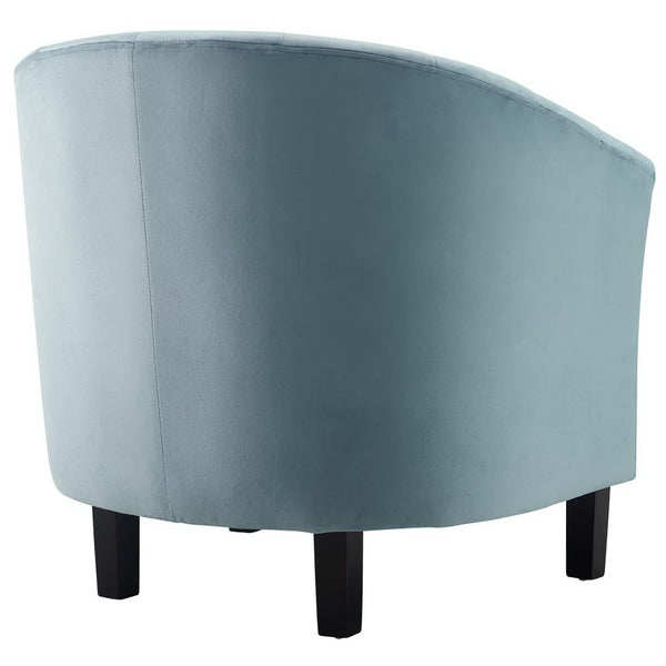 Modway Furniture Prospect Channel-Tufted Performance Velvet Armchair Set of 2 – Stylish Comfort for Any Living Space Light Blue EEI-4150-LBU