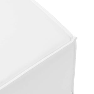 Modway Furniture Saybrook Outdoor Patio Upholstered Ottoman – Stylish, Versatile Footrest for Modern Outdoor Spaces White EEI-4211-WHI