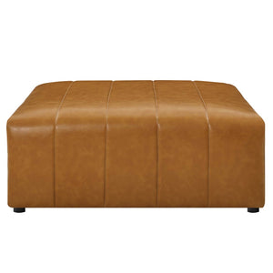 Modway Furniture Bartlett 6-Piece Modular Vegan Leather Sectional Sofa – Retro-Modern Comfort in Tan Finish EEI-4534-TAN