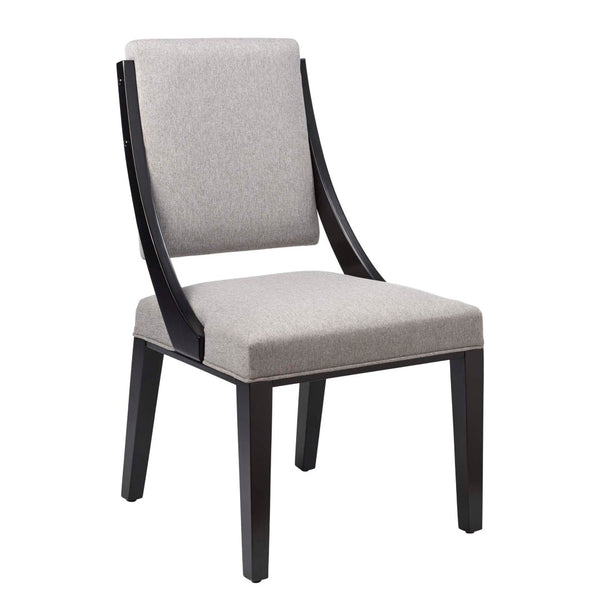 Modway Furniture Cambridge Upholstered Dining Chairs Set of 2 – Modern Comfort for Stylish Dining and Home Décor Light Gray EEI-4553-LGR