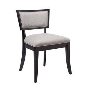 Modway Furniture Pristine Upholstered Fabric Dining Chairs Set of 2 – Elegant Comfort for Any Dining or Living Space Light Gray EEI-4557-LGR