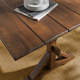 Modway Furniture Windchime 71" Wood Dining Table Walnut 71 x 39.5 x 30
