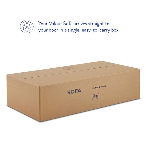 Modway Furniture Valour Leather Sofa by Modway - Mid-Century Elegance with Luxurious Comfort for Small Spaces Tan EEI-4633-TAN