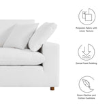 Modway Furniture Commix Down Filled Overstuffed Loveseat Pure White 40 x 72.5 x 35