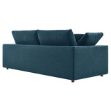 Modway Furniture Commix Down Filled Overstuffed Sofa Azure 40 x 92.5 x 35