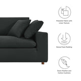 Modway Furniture Commix Down Filled Overstuffed Sofa Black 40 x 92.5 x 35