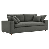 Modway Furniture Commix Down Filled Overstuffed Sofa Gray 40 x 92.5 x 35