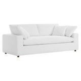 Modway Furniture Commix Down Filled Overstuffed Sofa Pure White 40 x 92.5 x 35