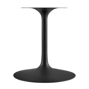 Modway Furniture Lippa 78" Oval Faux Marble Dining Table - Mid-Century Style Centerpiece for Modern Dining Spaces EEI-4889-BLK-BLK