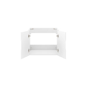Modway Furniture Vitality 24" Wall-Mount Bathroom Vanity Cabinet - Modern Design, Soft-Close Doors, Easy Install EEI-4893-WHI
