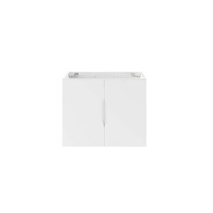 Modway Furniture Vitality 24" Wall-Mount Bathroom Vanity Cabinet - Modern Design, Soft-Close Doors, Easy Install EEI-4893-WHI