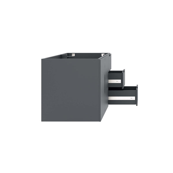 Modway Furniture Vitality 36" Modern Bathroom Vanity Cabinet with Soft-Close Doors for Space-Saving Style Gray EEI-4894-GRY