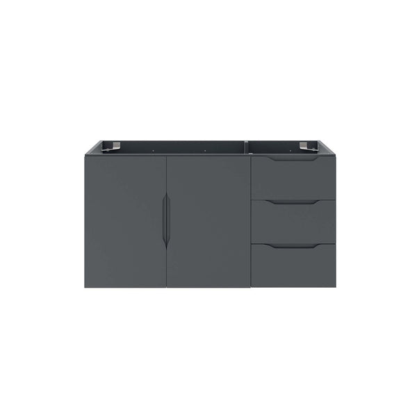 Modway Furniture Vitality 36" Modern Bathroom Vanity Cabinet with Soft-Close Doors for Space-Saving Style Gray EEI-4894-GRY