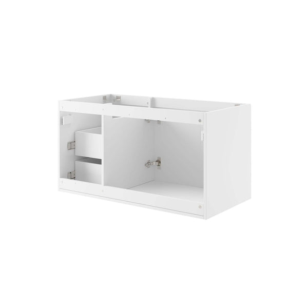Modway Furniture Vitality 36" Modern Bathroom Vanity Cabinet with Soft-Close Doors for Space-Saving Style White EEI-4894-WHI