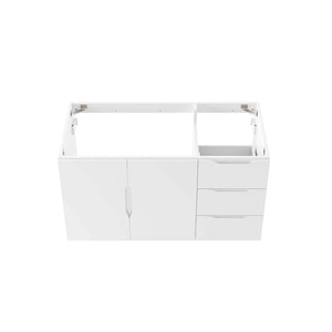 Modway Furniture Vitality 36" Modern Bathroom Vanity Cabinet with Soft-Close Doors for Space-Saving Style White EEI-4894-WHI