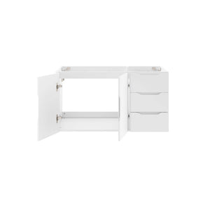 Modway Furniture Vitality 36" Modern Bathroom Vanity Cabinet with Soft-Close Doors for Space-Saving Style White EEI-4894-WHI