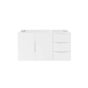 Modway Furniture Vitality 36" Modern Bathroom Vanity Cabinet with Soft-Close Doors for Space-Saving Style White EEI-4894-WHI