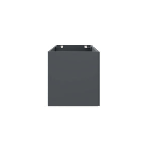 Modway Furniture Vitality 48" Wall-Mount Bathroom Vanity Cabinet for Modern Spaces with Ample Storage & Soft-Close Doors Gray EEI-4895-GRY