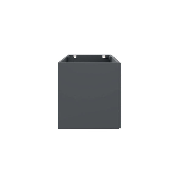 Modway Furniture Vitality 48" Wall-Mount Bathroom Vanity Cabinet for Modern Spaces with Ample Storage & Soft-Close Doors Gray EEI-4895-GRY