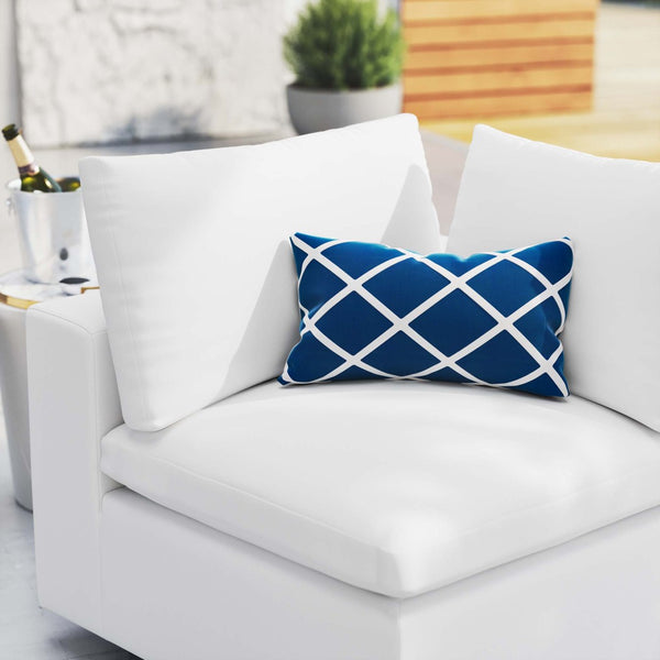 Modway Furniture Commix Sunbrella® Outdoor Corner Chair - Stylish, Weather-Resistant Seating for Patios & Poolsides White EEI-4907-WHI