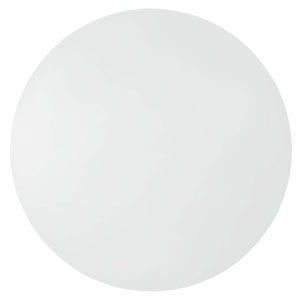 Modway Furniture Gratify 60" Round Dining Table - Modern High-Gloss Centerpiece for 6, Durable & Stylish Design EEI-4910-WHI