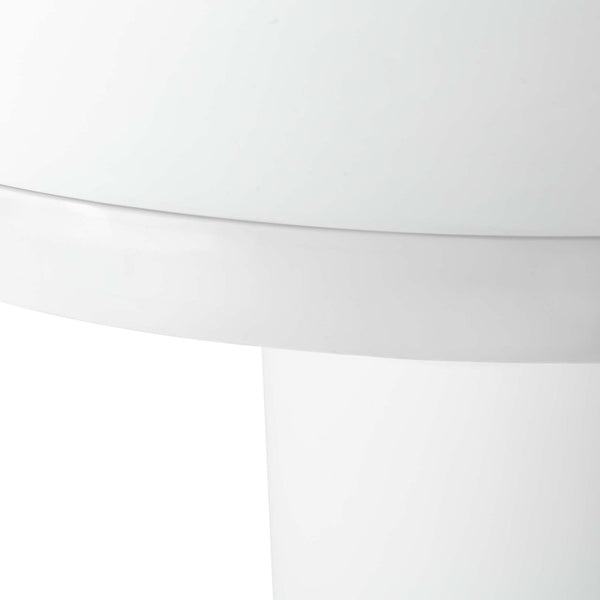 Modway Furniture Gratify 60" Round Dining Table - Modern High-Gloss Centerpiece for 6, Durable & Stylish Design EEI-4910-WHI