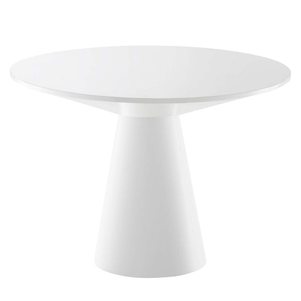 Modway Furniture Provision 75" Oval Dining Table by Modway - Sleek Modern Design for 6, Durable & Easy to Clean EEI-4912-WHI