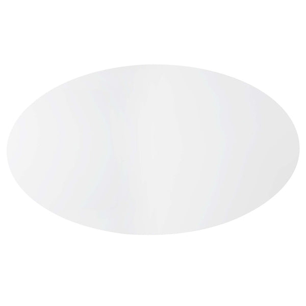 Modway Furniture Provision 75" Oval Dining Table by Modway - Sleek Modern Design for 6, Durable & Easy to Clean EEI-4912-WHI