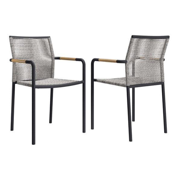 Modway Furniture Serenity Outdoor Patio Armchairs Set of 2 - Stylish, Durable, Weather-Resistant Comfort for All! EEI-5036-LGR