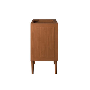 Modway Furniture Cassia 24" Teak Wood Bathroom Vanity Cabinet - Mid-Century Modern Design with Ample Storage Space EEI-5082-NAT