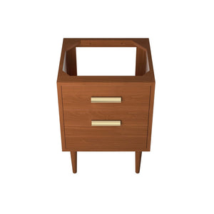 Modway Furniture Cassia 24" Teak Wood Bathroom Vanity Cabinet - Mid-Century Modern Design with Ample Storage Space EEI-5082-NAT