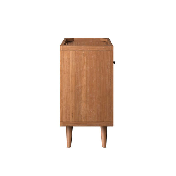 Modway Furniture Birdie 24" Teak Wood Bathroom Vanity Cabinet – Modern Coastal Design with Adjustable Storage Space EEI-5086-NAT