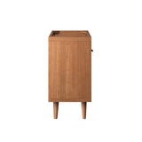 Modway Furniture Birdie 24" Teak Wood Bathroom Vanity Cabinet (Sink Basin Not Included) EEI-5086-NAT