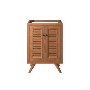 Modway Furniture Birdie 24" Teak Wood Bathroom Vanity Cabinet – Modern Coastal Design with Adjustable Storage Space EEI-5086-NAT