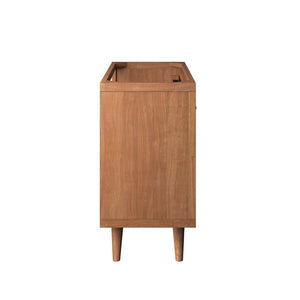 Modway Furniture Birdie 36" Teak Wood Bathroom Vanity Cabinet with Soft-Close Hinges & Adjustable Shelf - Natural Finish EEI-5087-NAT