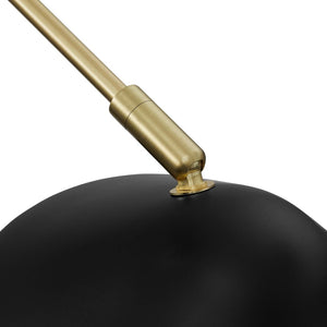 Modway Furniture Journey 2-Light Swing Arm Wall Sconce - Mid-Century Modern Design with Adjustable Lighting Control EEI-5294-BLK