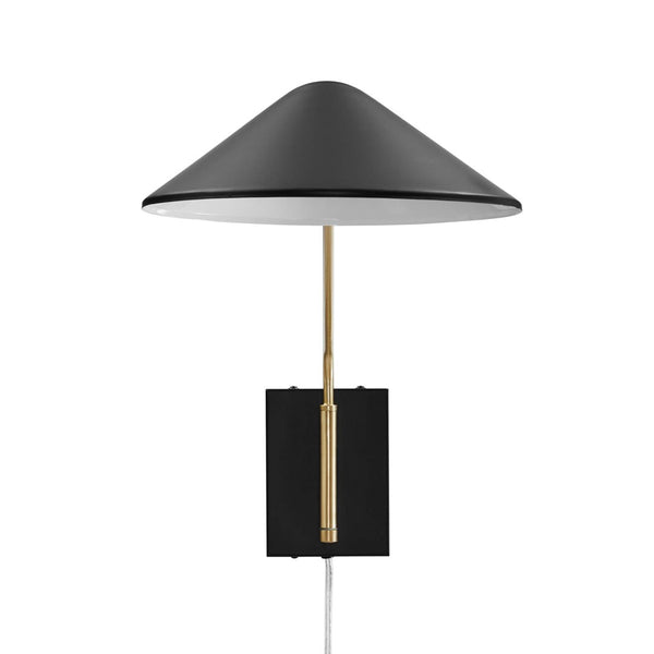 Modway Furniture Journey 24" Adjustable Swing Arm Wall Sconce - Mid-Century Modern Lighting for Elegant Spaces EEI-5295-BLK
