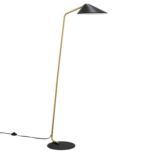 Modway Furniture Journey Standing Floor Lamp - Versatile Modern Light with Adjustable Shade for Any Room Decor EEI-5298-BLK