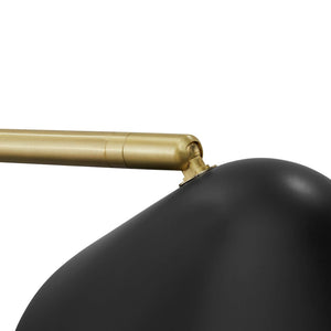 Modway Furniture Journey Standing Floor Lamp - Versatile Modern Light with Adjustable Shade for Any Room Decor EEI-5298-BLK