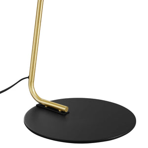 Modway Furniture Journey Standing Floor Lamp - Versatile Modern Light with Adjustable Shade for Any Room Decor EEI-5298-BLK