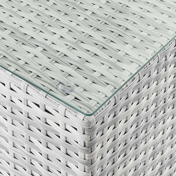 Modway Furniture Convene 6-Piece Outdoor Patio Set - Modular Light Gray & Navy Furniture for Stylish Entertaining EEI-5449-LGR-NAV